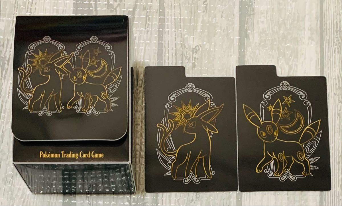 ポケモン デッキケース 中古 ブラッキー エーフィ 海外 day＆night