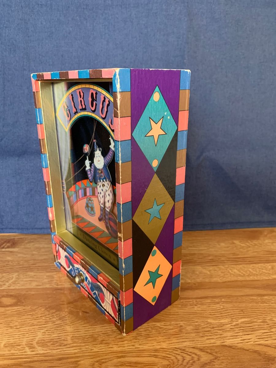 レア 昭和レトロ ダンシングクラウン むらいこうじ ピエロ オルゴール