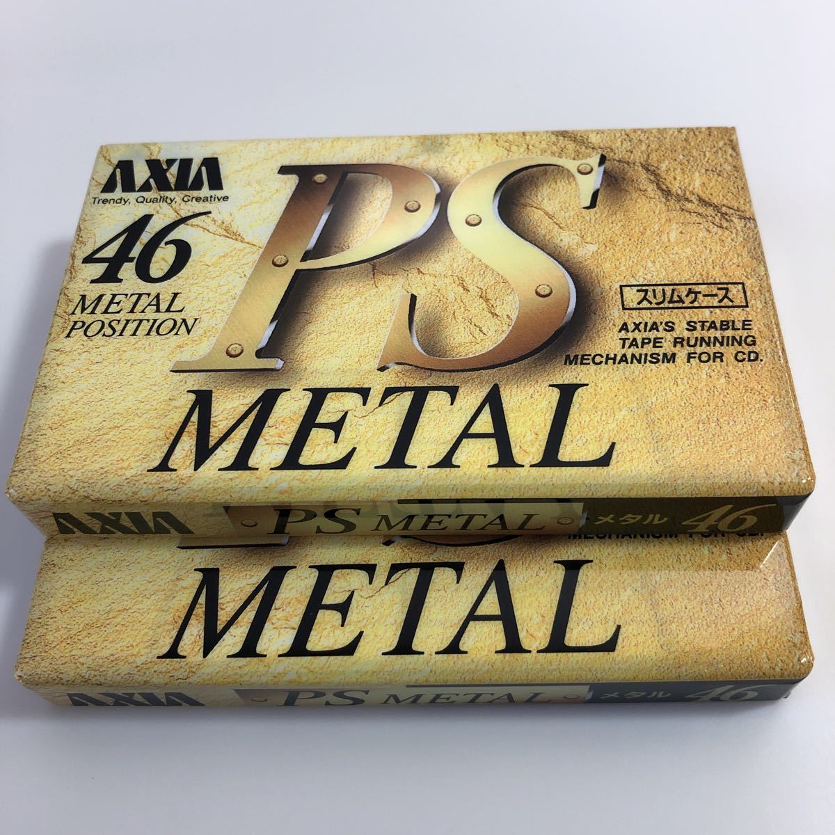 カセットテープ メタル AXIA PS METAL 46分2本｜Yahoo!フリマ（旧