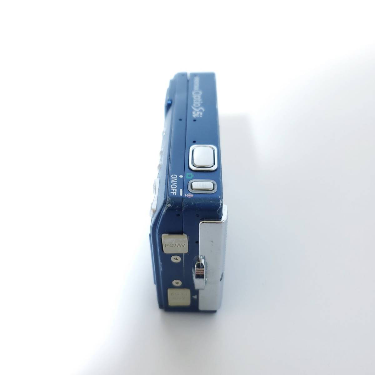 動作確認済】ペンタックス オプティオ PENTAX Optio S5i ブルー