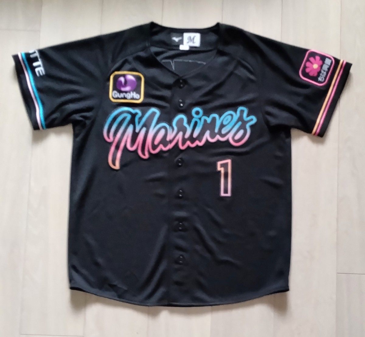 限定】2023 千葉 ロッテ マリーンズ 藤原 ブラックサマー ユニフォーム