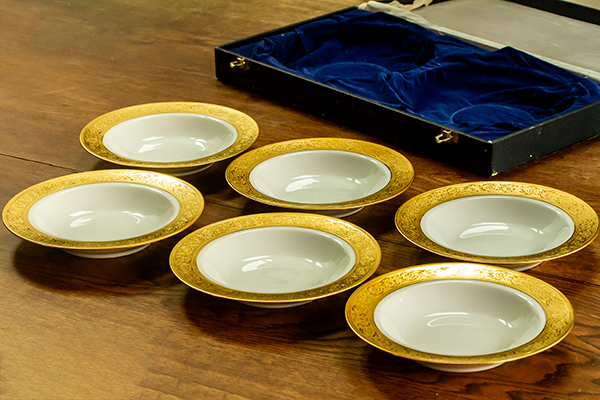 Yahoo!オークション - アビランド HAVILAND スープ皿x6 Thistle シスル