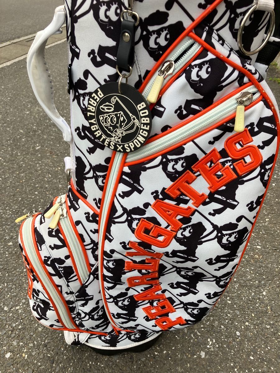 パーリーゲイツ スタンドキャディバッグ スポンジボブコラボ PEARLY