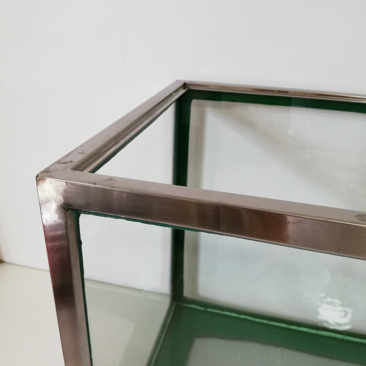 Yahoo!オークション - 希少 昭和レトロ ステンレス枠 ガラス水槽 60cm