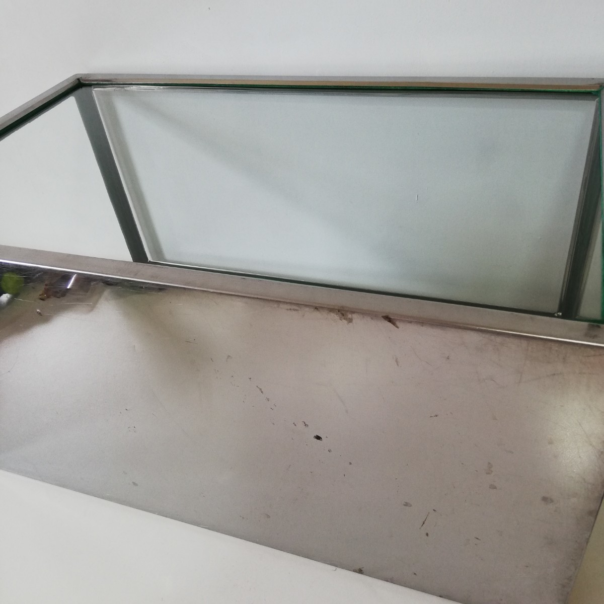 Yahoo!オークション - 希少 昭和レトロ ステンレス枠 ガラス水槽 60cm
