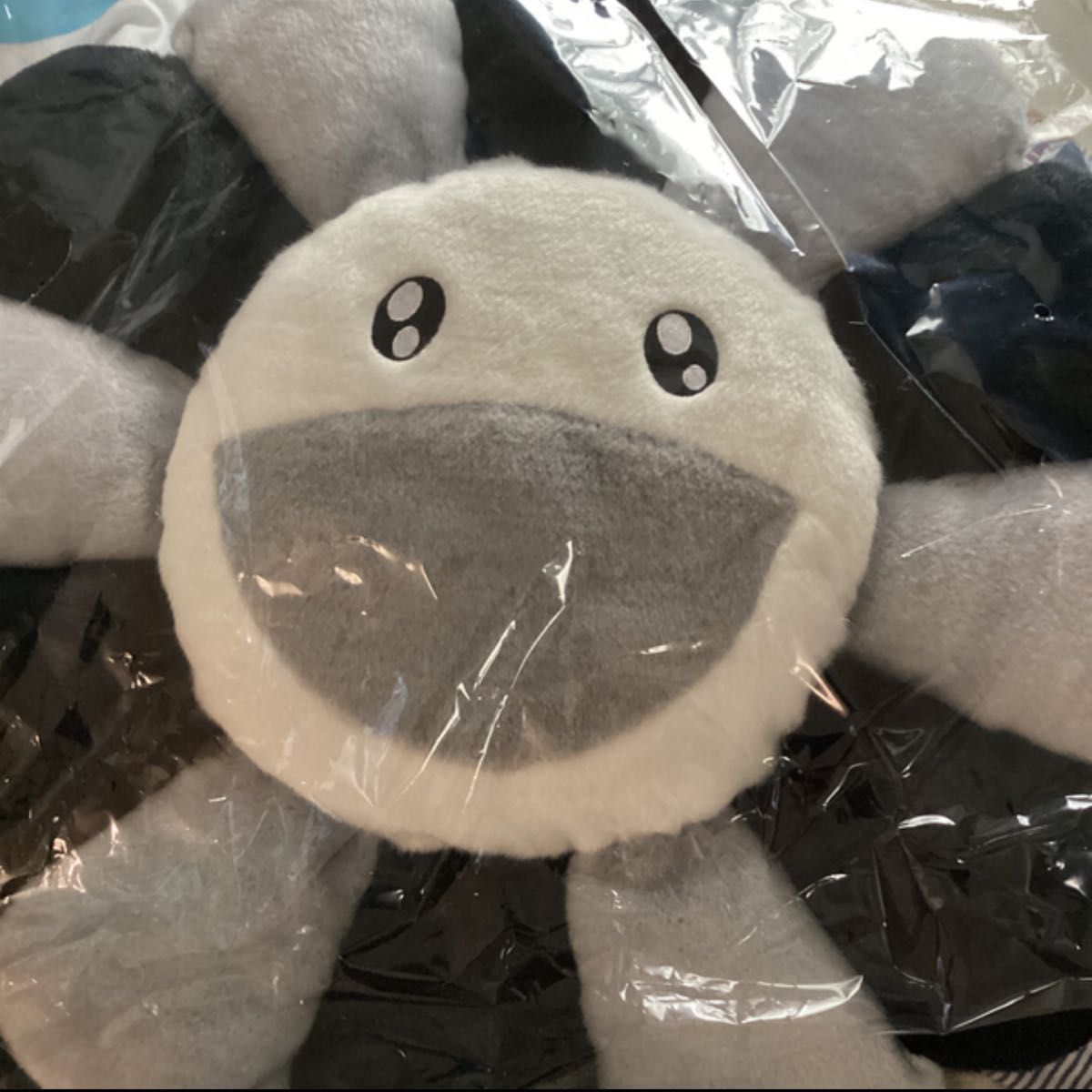 村上隆 フラワー クッション 正規品 60cm村上隆 kカイカイキキ グレー