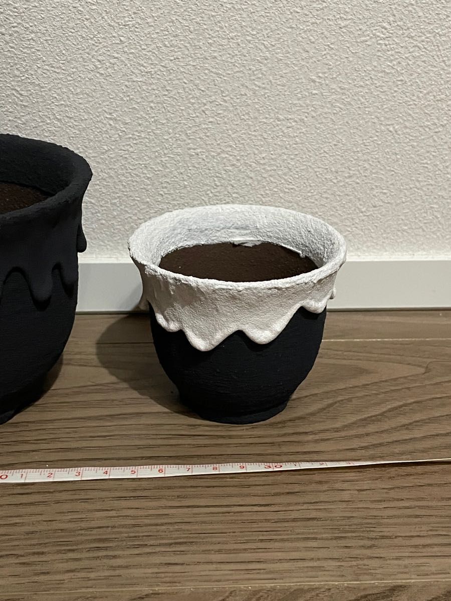 新品未使用 left botanical 植木鉢 3個セット レフトボタニカル 垂れ