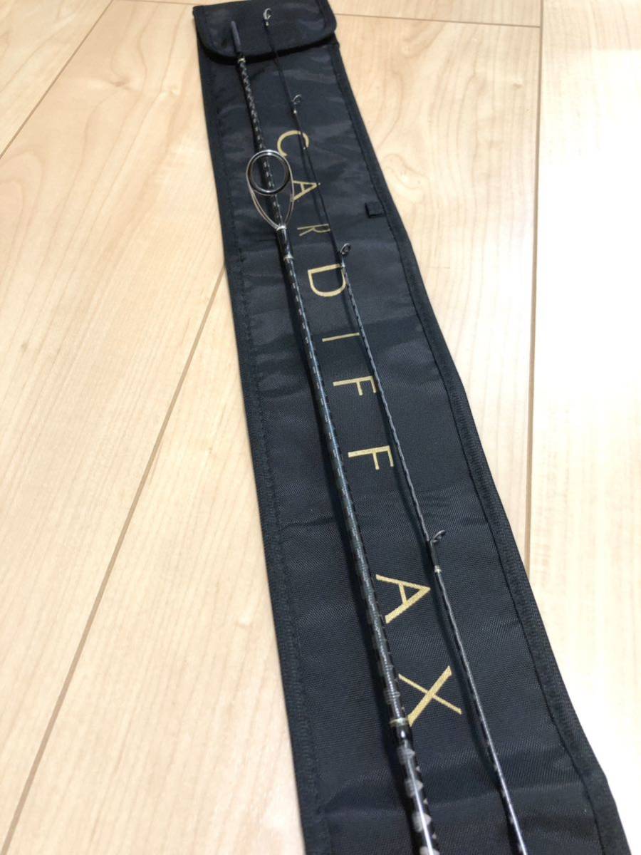 美品】シマノ 15カーディフAX S60SUL-FF 竿袋付き 検)SHIMANO