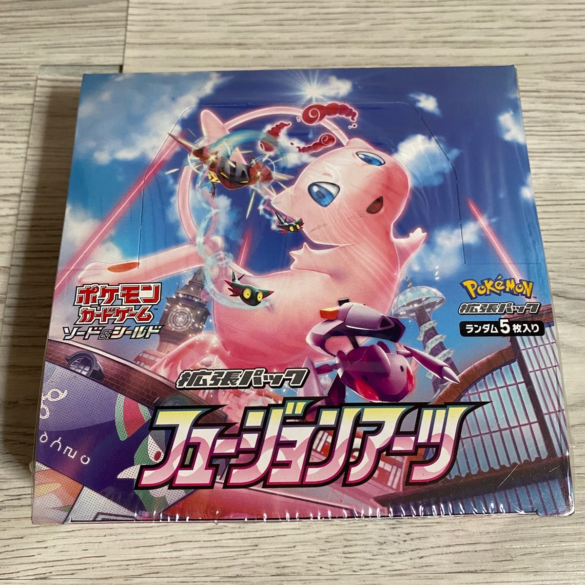 フュージョンアーツ 1BOX 未開封 シュリンク付き ポケモンカード