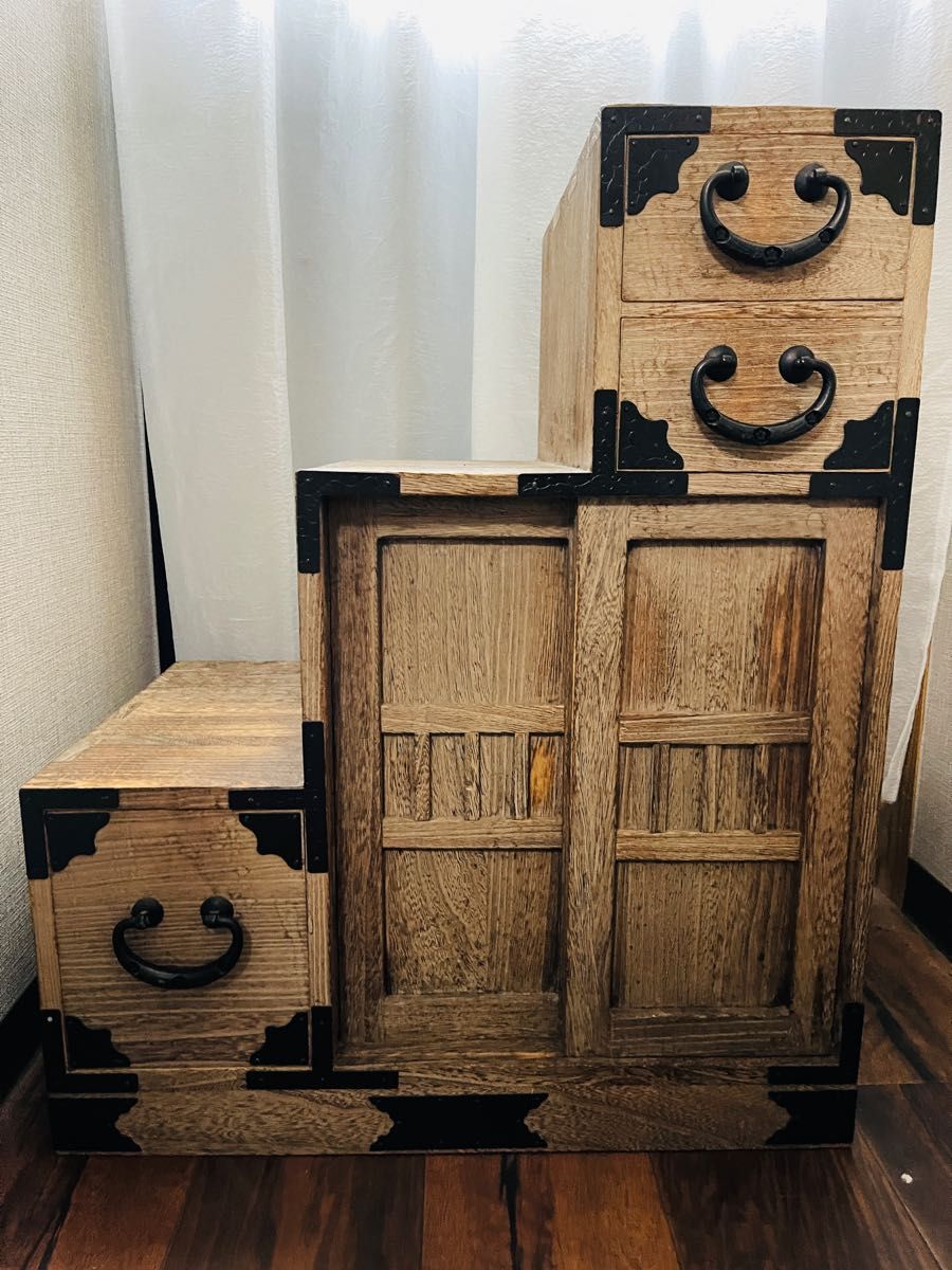 希少品 昭和レトロ レア家具 和風棚 和家具 収納棚 小物入れ