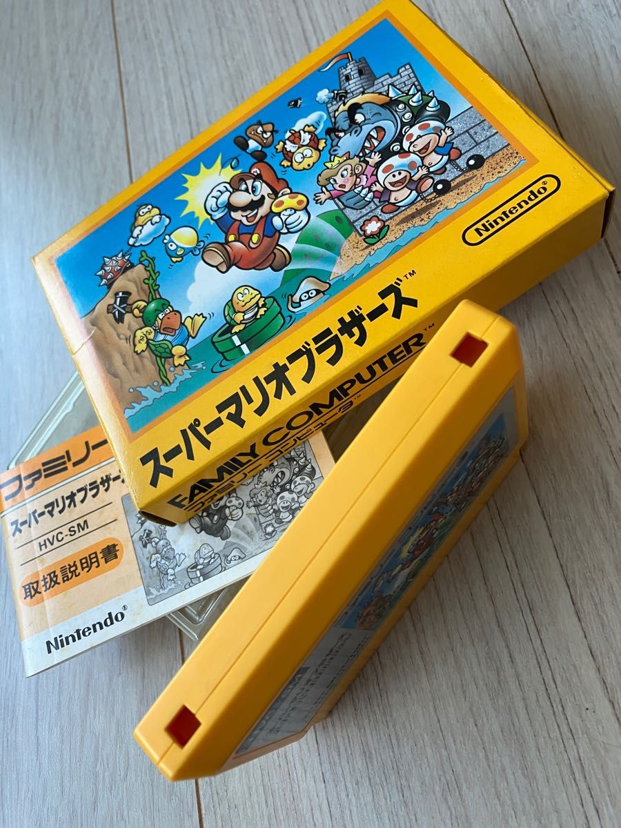 FC スーパーマリオブラザーズ 箱・説明書・ケース付 ファミコン