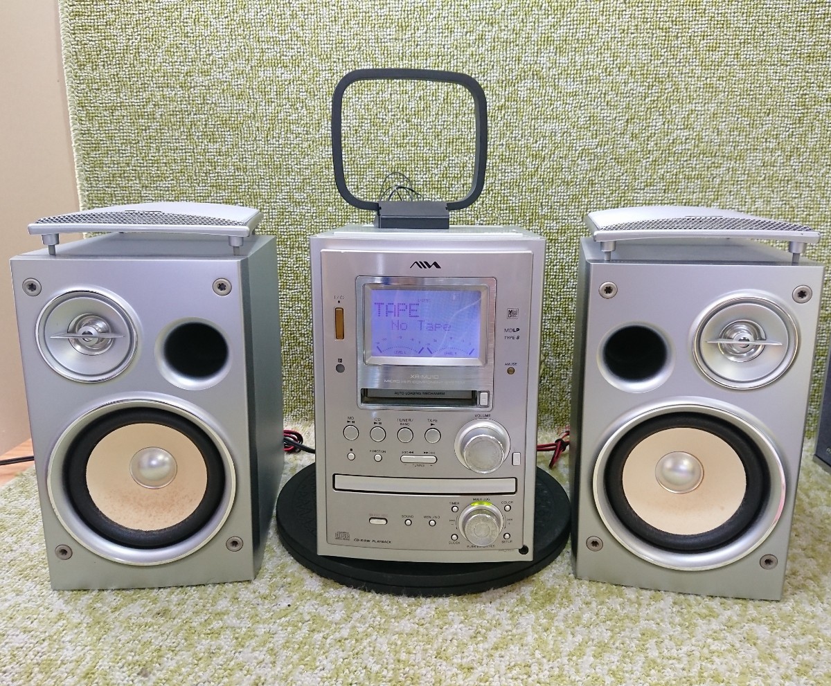 Yahoo!オークション - 管理0907 AIWA アイワ XR-MJ10 ミニコンポ CD/MD