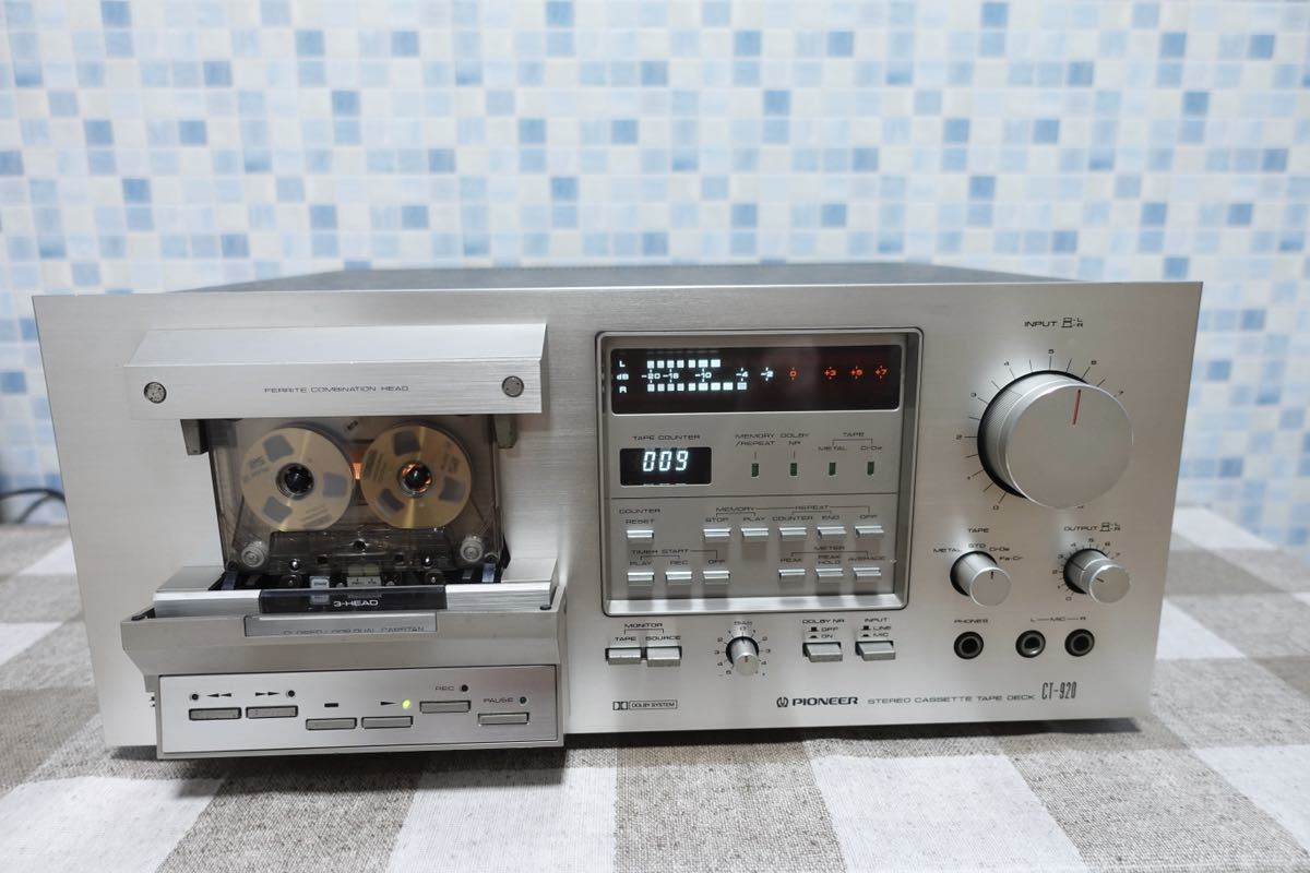 Yahoo!オークション - Pioneer CT-920 カセットデッキ パイオニア 動作