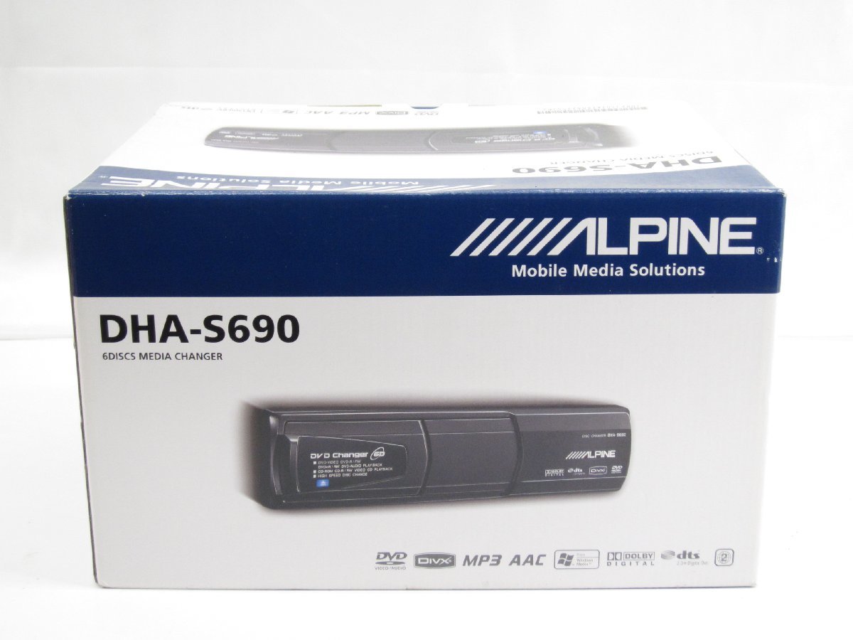 Yahoo!オークション - ALPINE アルパイン DHA-S690 6連奏DVDチェンジャ