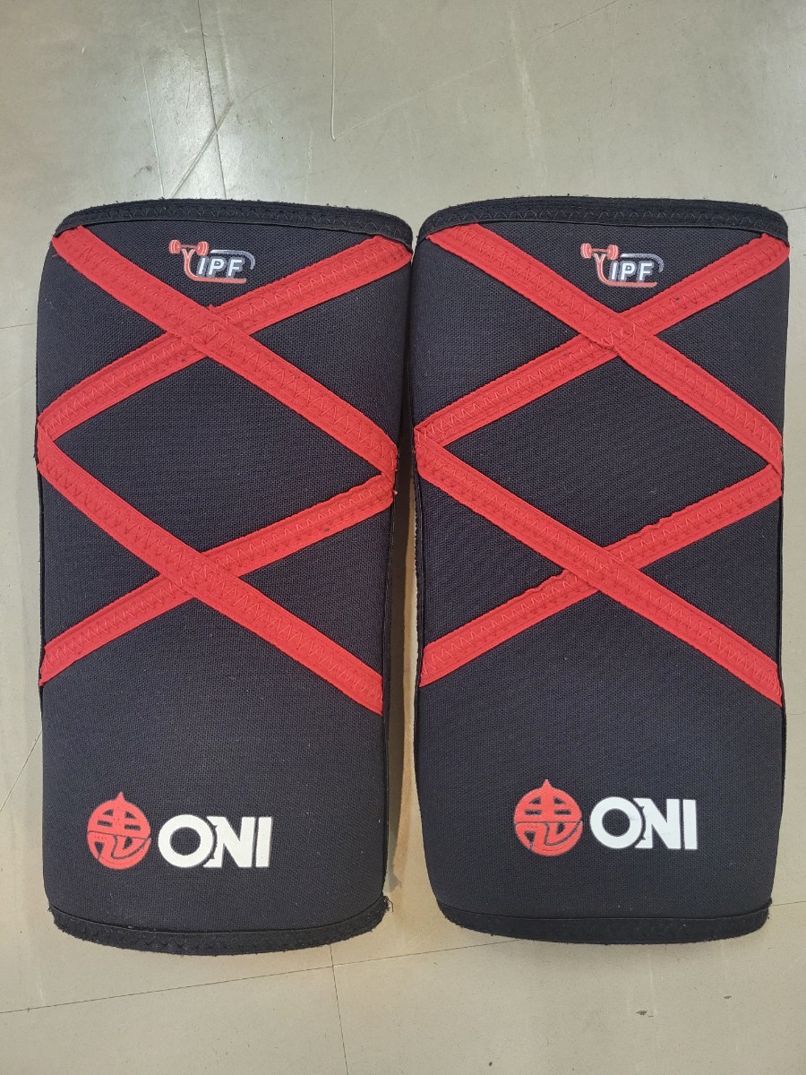 鬼 ONI ニースリーブXX 2019IPF公認 膝サポーター SBD 筋トレ ウエイト