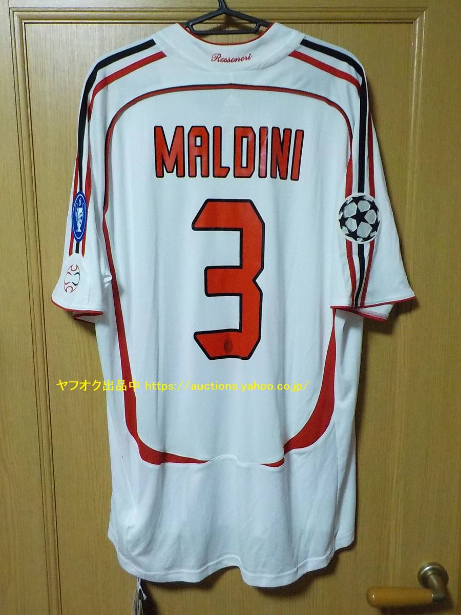 当時物 紙タグ未使用adidas ACミラン 2006/2007 マルディーニ CL