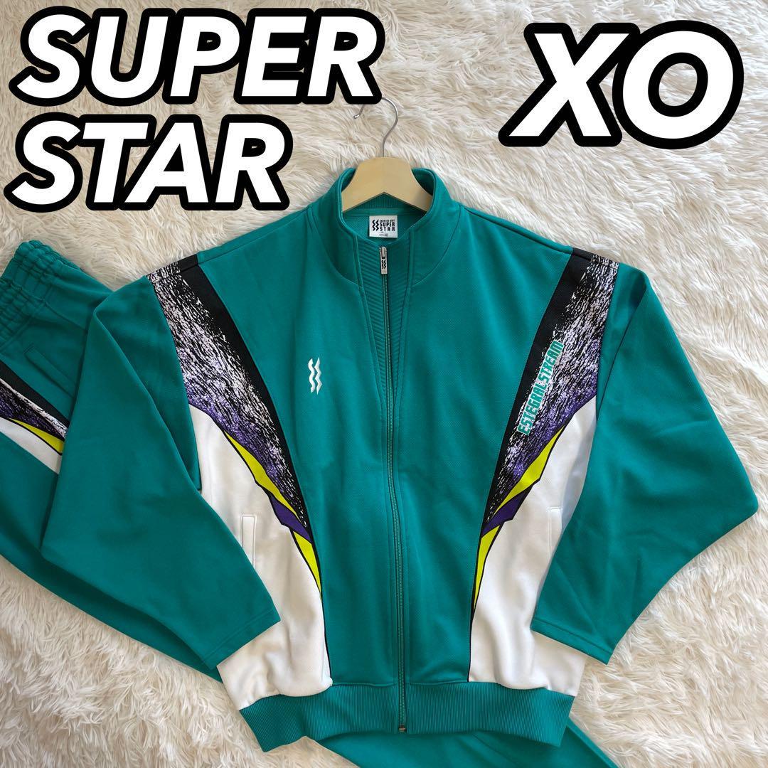 希少 ビンテージ グリーン×XO MIZUNO ミズノ SUPERSTAR スーパースター