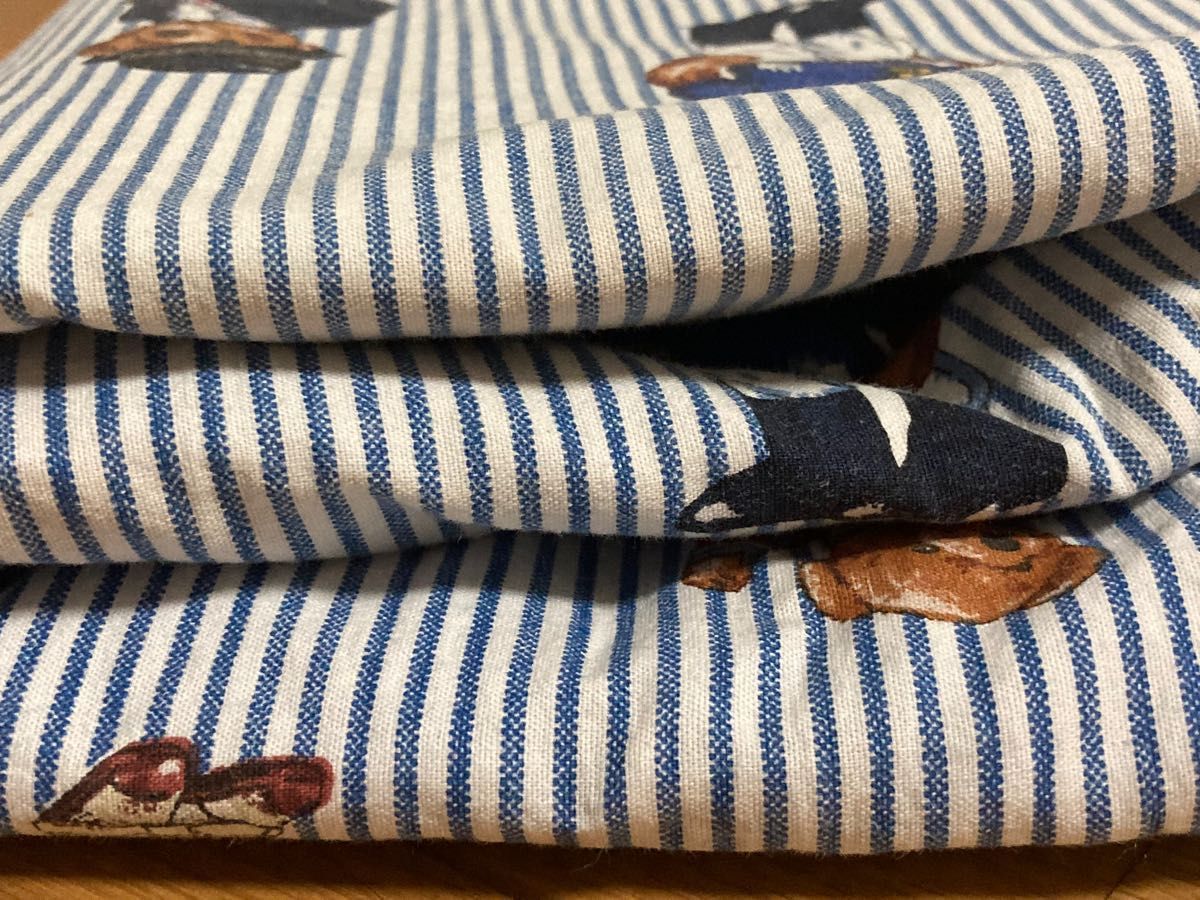 ラルフローレン ポロベア フラットシーツ 大判 リメイク ビンテージ