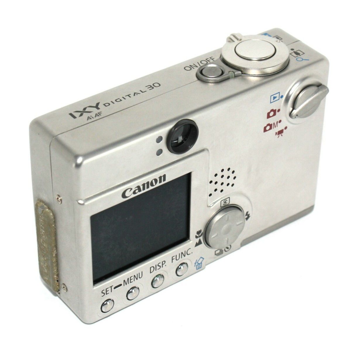 訳あり完動品 Canon IXY DIGITAL 30 コンデジ シルバー SDカード付き