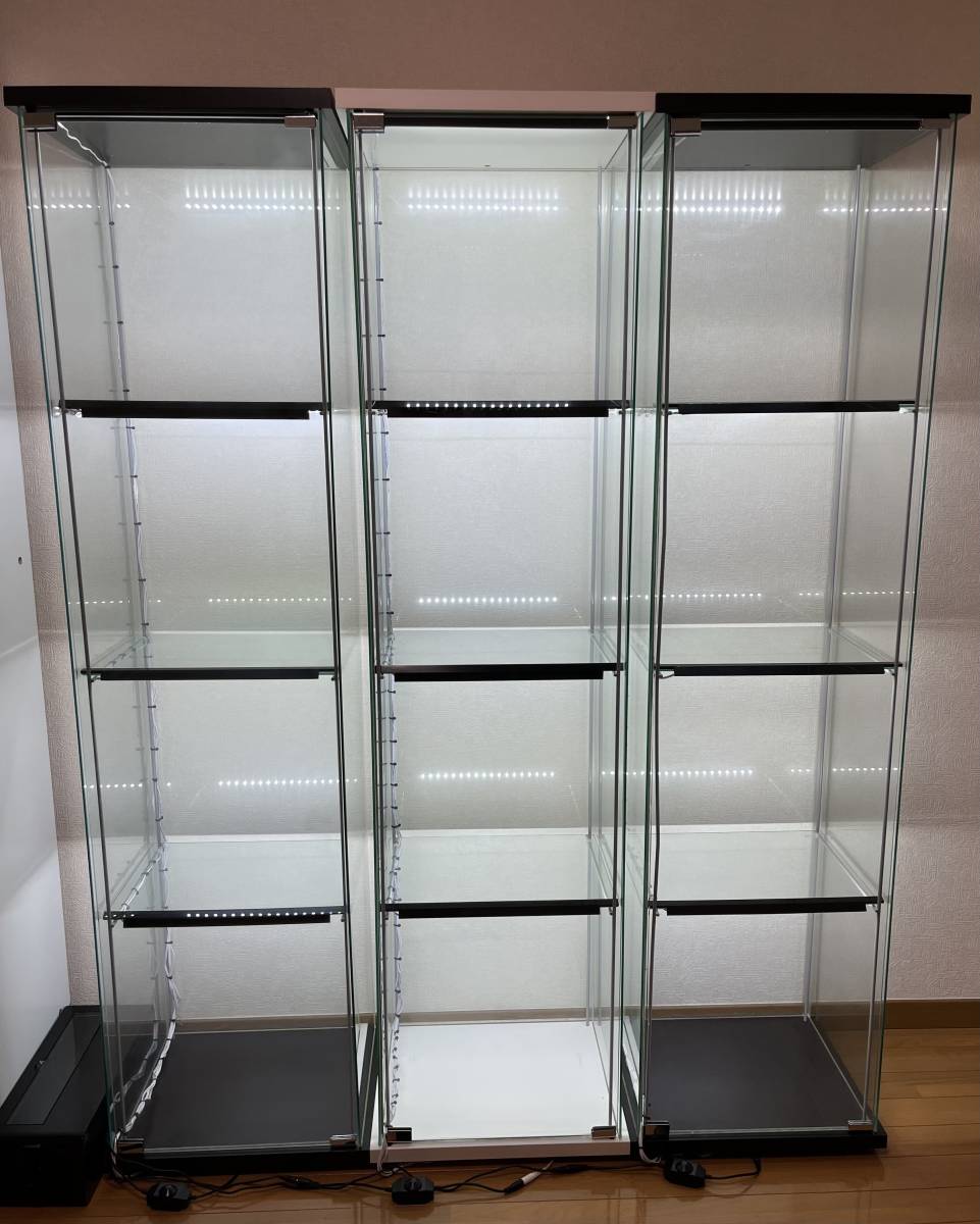 Yahoo!オークション - イケア IKEA デトルフ DETOLFガラスショーケース