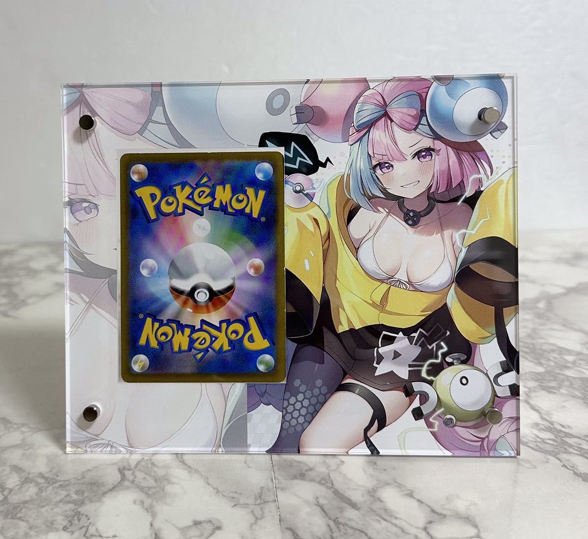 高品質 3点セット ポケモン ナンジャモ プレイマット&アクリルフレーム