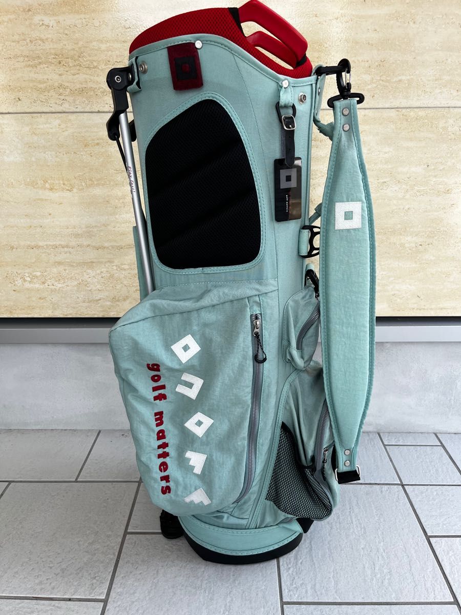 オノフ スタンドキャディバッグ 軽量 9型 2 5キロ サックスブルー 中古