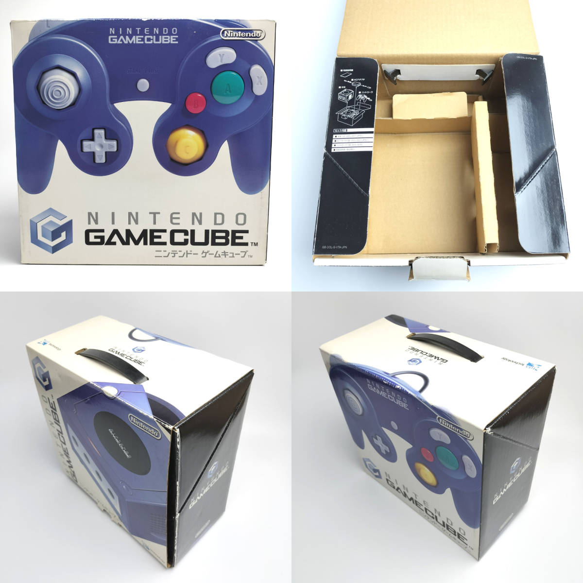 動作確認済み 箱説明書つき 送料無料 ゲームキューブ バイオレット