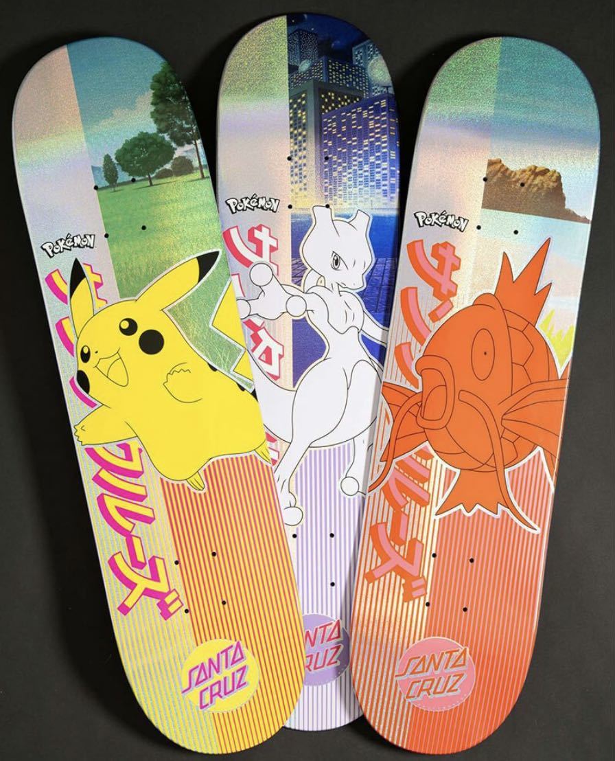 新品未開封 スケートボード デッキ SANTACRUZ サンタクルーズ POKEMON