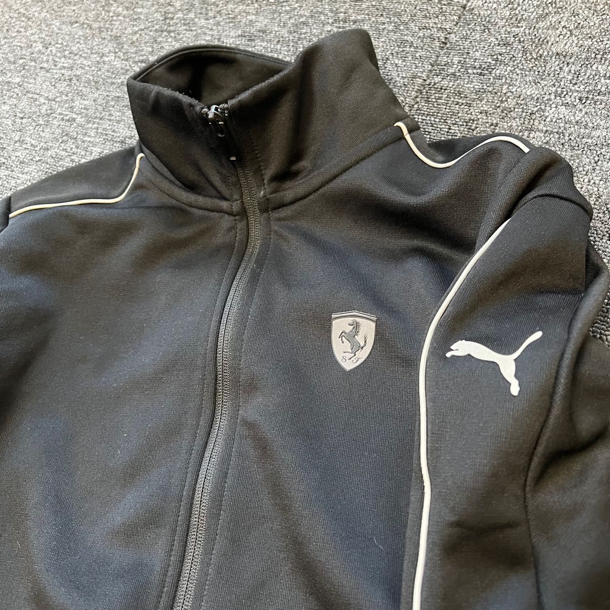 プーマ フェラーリ PUMAxFerrari セットアップ 黒 Sサイズ ジャージ