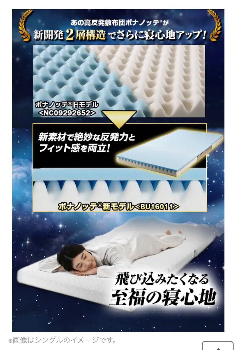 西川 マットレス ボナノッテプレミアム シングル グレーBU16011｜Yahoo
