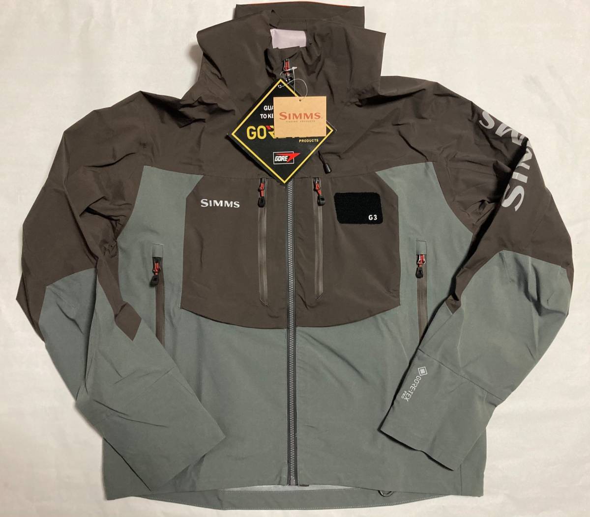 新品未使用】SIMMS シムス G3ガイドジャケット US-M 色 ガンメタル