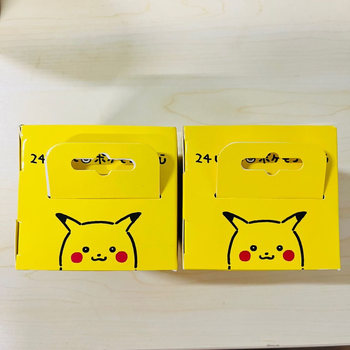 2個セット ピカチュウ フリップデッキケース 24じかんポケモンCHU 完全