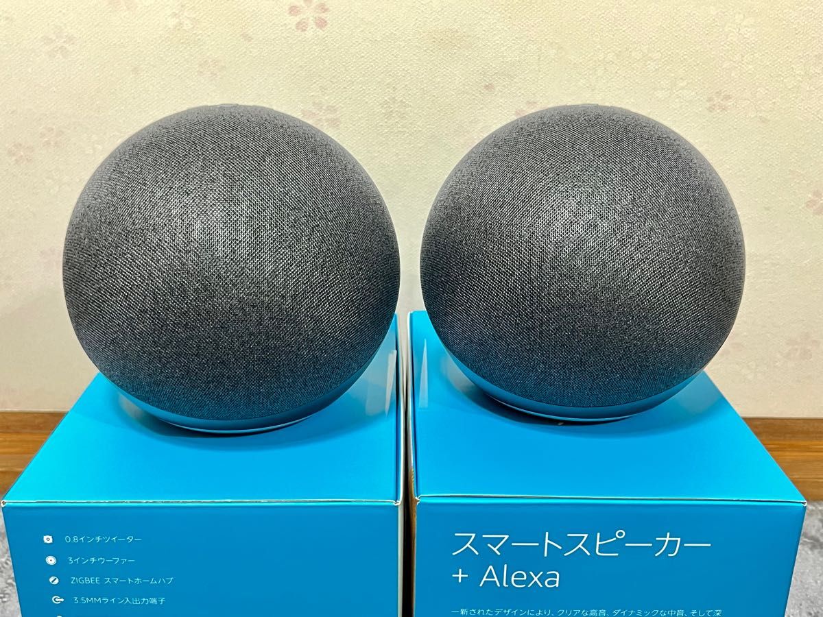 Amazon echo 第4世代 2台セット スマートスピーカー エコー ステレオ