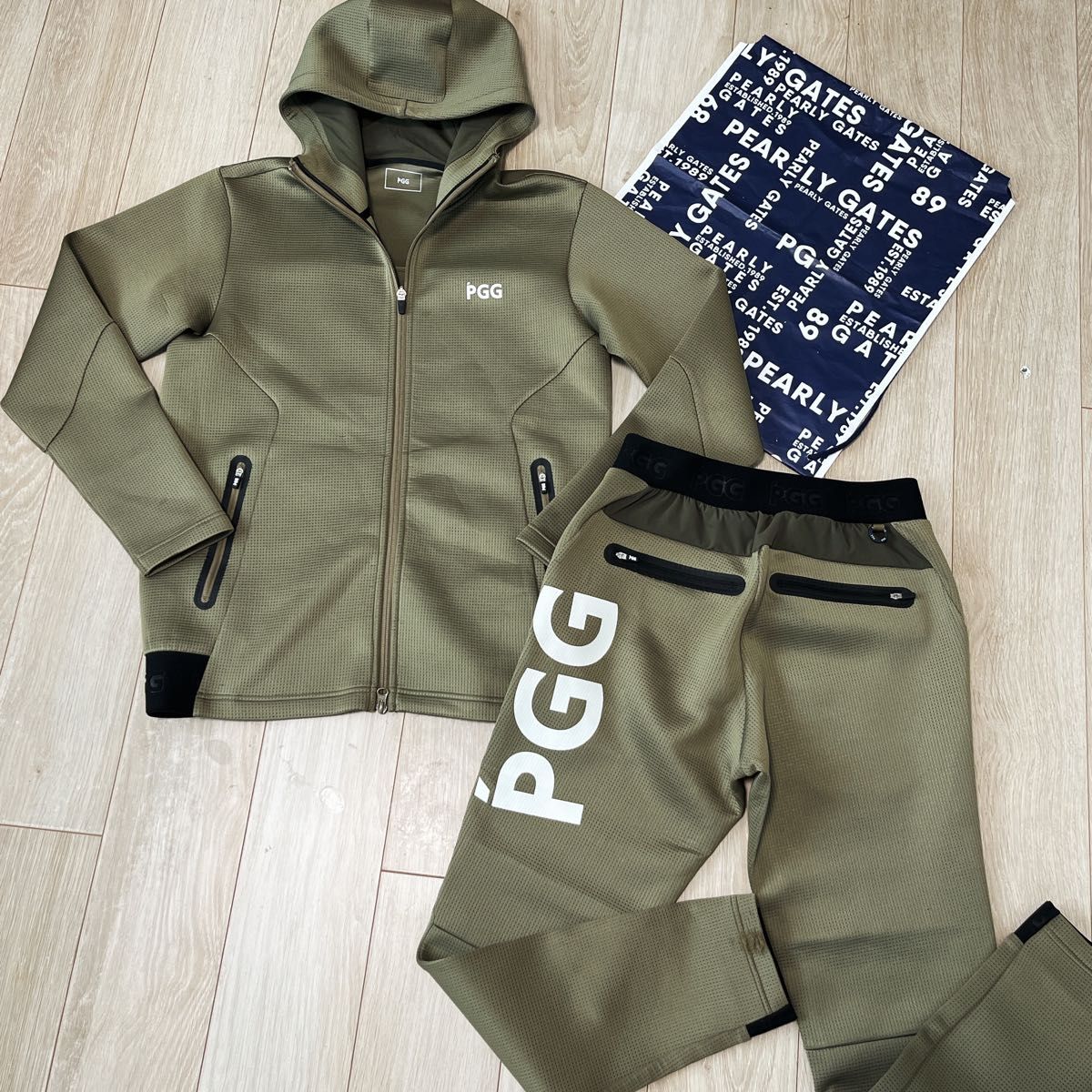 パーリーゲイツ セットアップ 5 メンズ PPG パーカー ジョガーパンツ