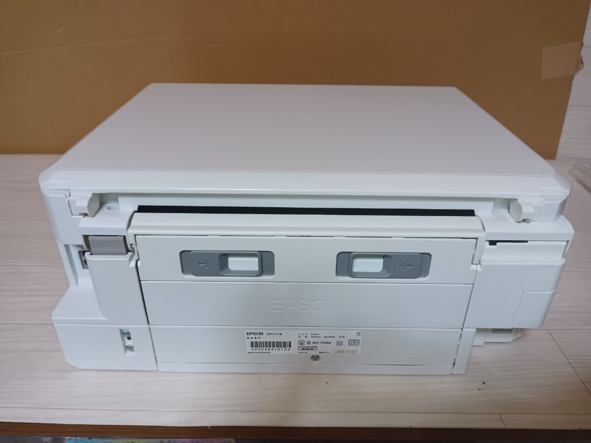 通電確認 現状品 エプソン EP-711 ホワイト P156｜Yahoo!フリマ（旧