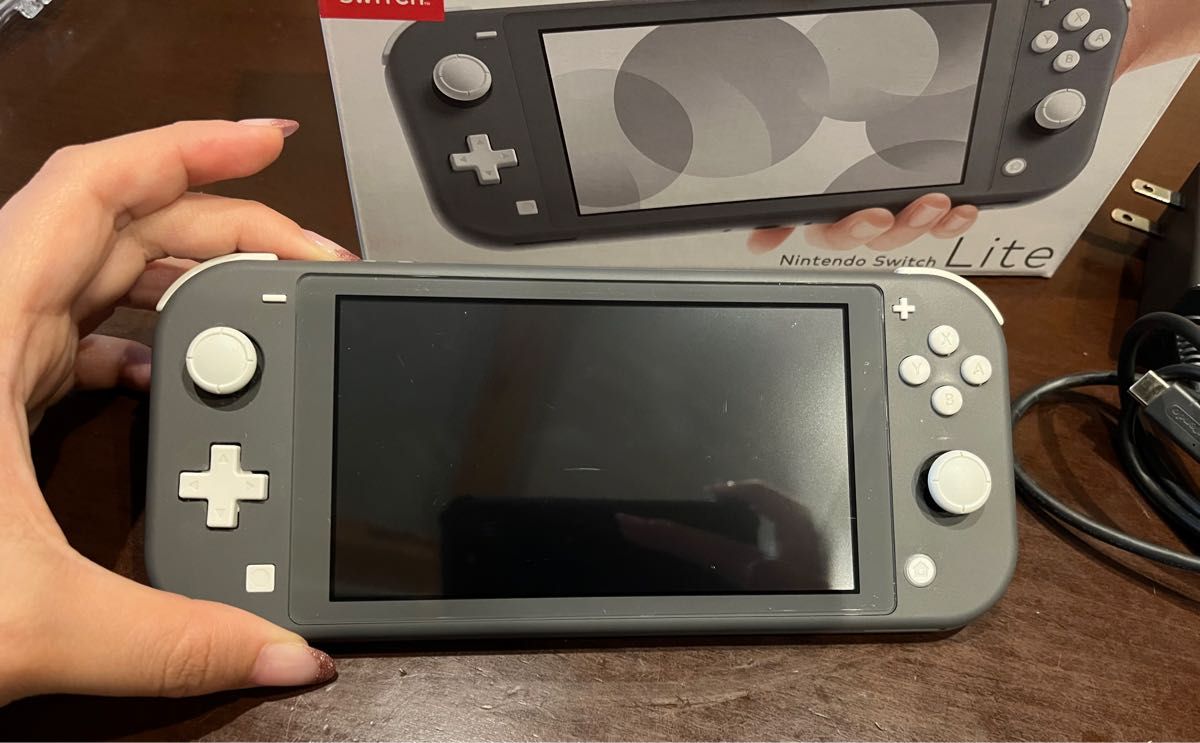 Switch Lite グレー スイッチ ライト 本体 ケーブル付き セット｜Yahoo