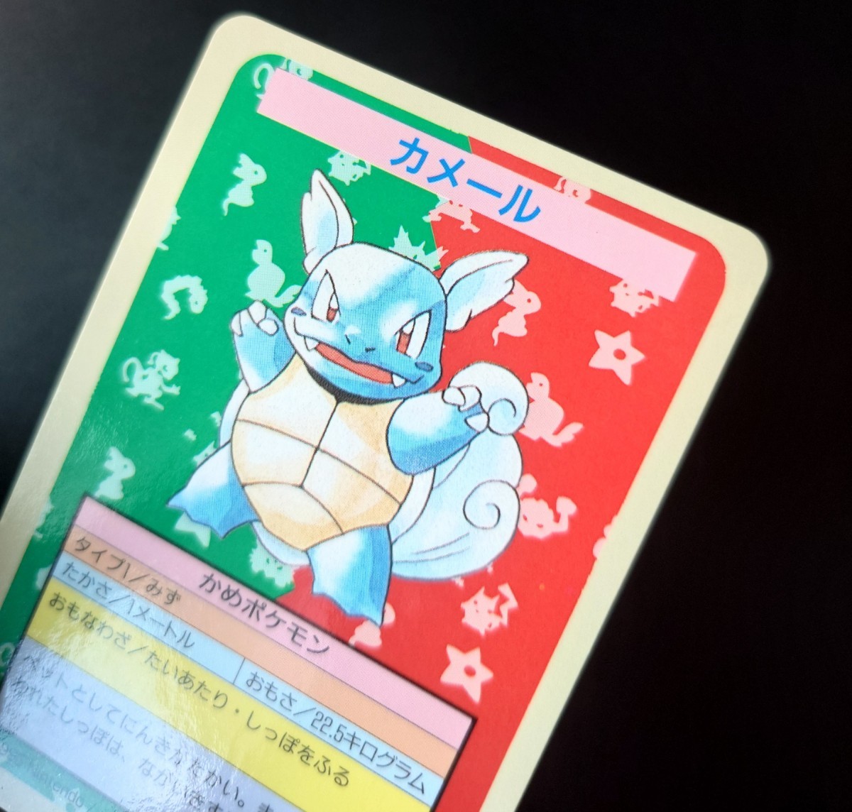 番号なし/エラーカード】トップサン カメール ポケモンカードガム