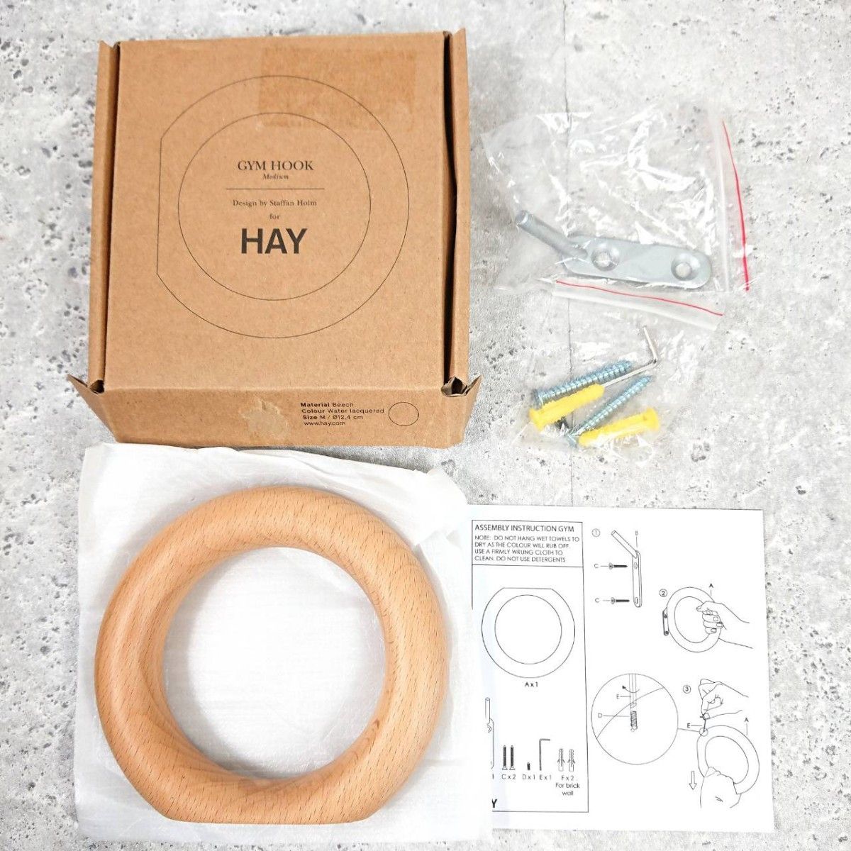 完売品 HAY gym hook ジムフック ナチュラル M 未使用｜Yahoo!フリマ