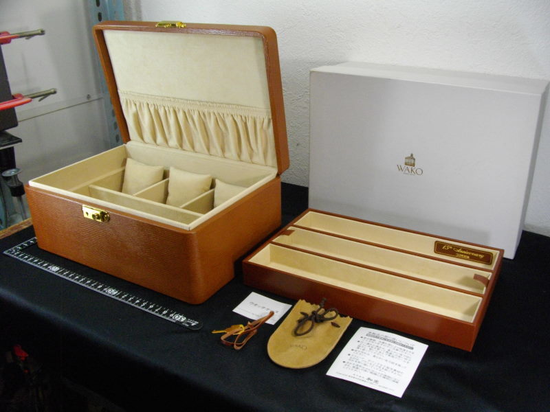 送料無料 銀座・和光・ウオッチケース WAKO アクセサリーケース