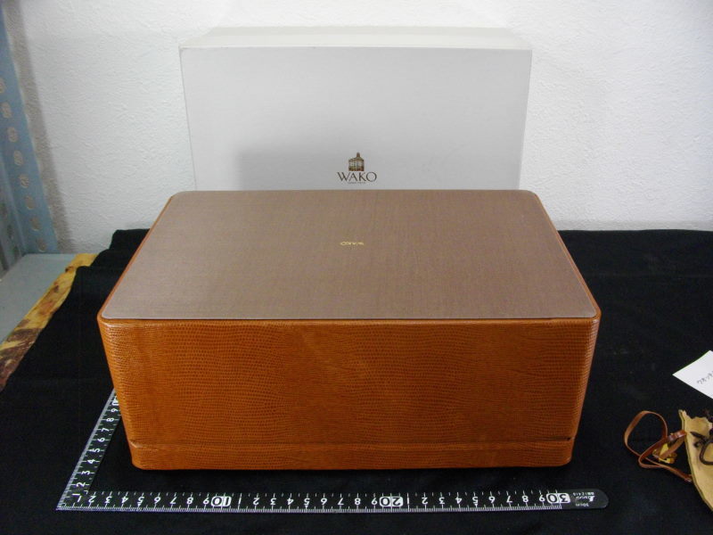 送料無料 銀座・和光・ウオッチケース WAKO アクセサリーケース