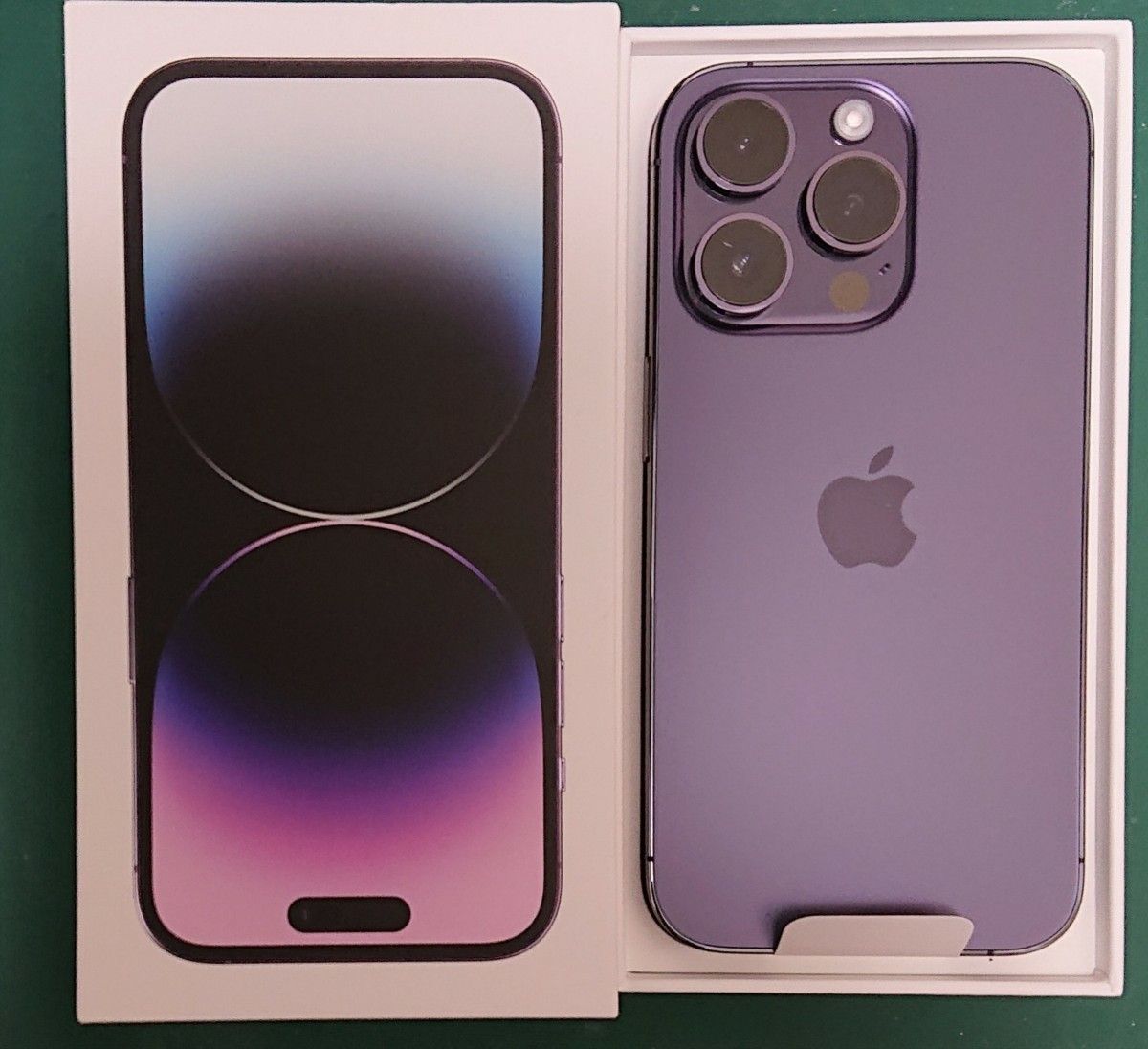 iPhone 14 Pro 256GB ディープパープル SIMロック無し 未使用 交換品