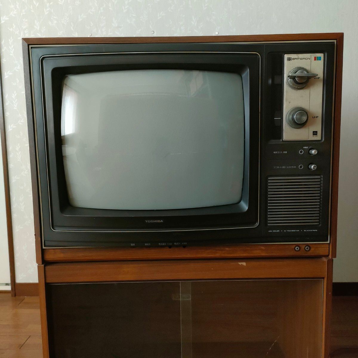 東芝 18インチ ブラウン管 カラーテレビ ブライトロン 昭和レトロ