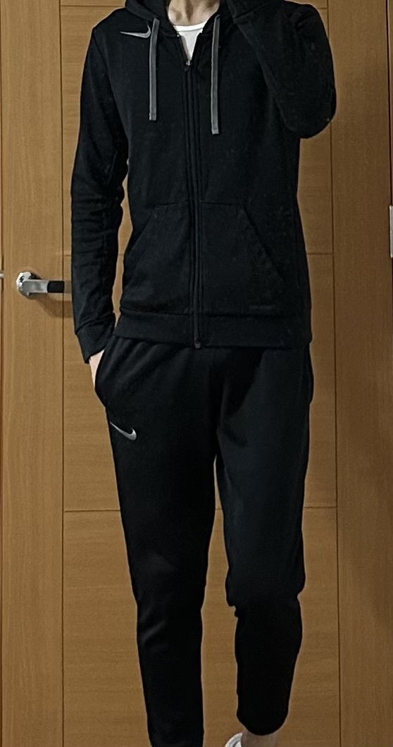 NIKE THERMA FIT セットアップジャージ パーカーS パンツM 黒 ブラック