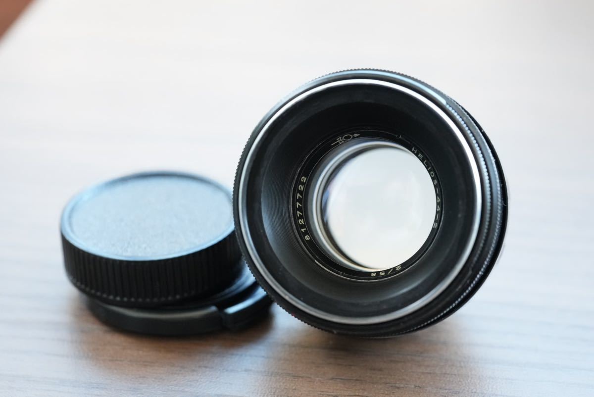 送料無料 分解清掃済み Helios-44-2 58mm f2 ヘリオス44-2 M42ぐるぐる
