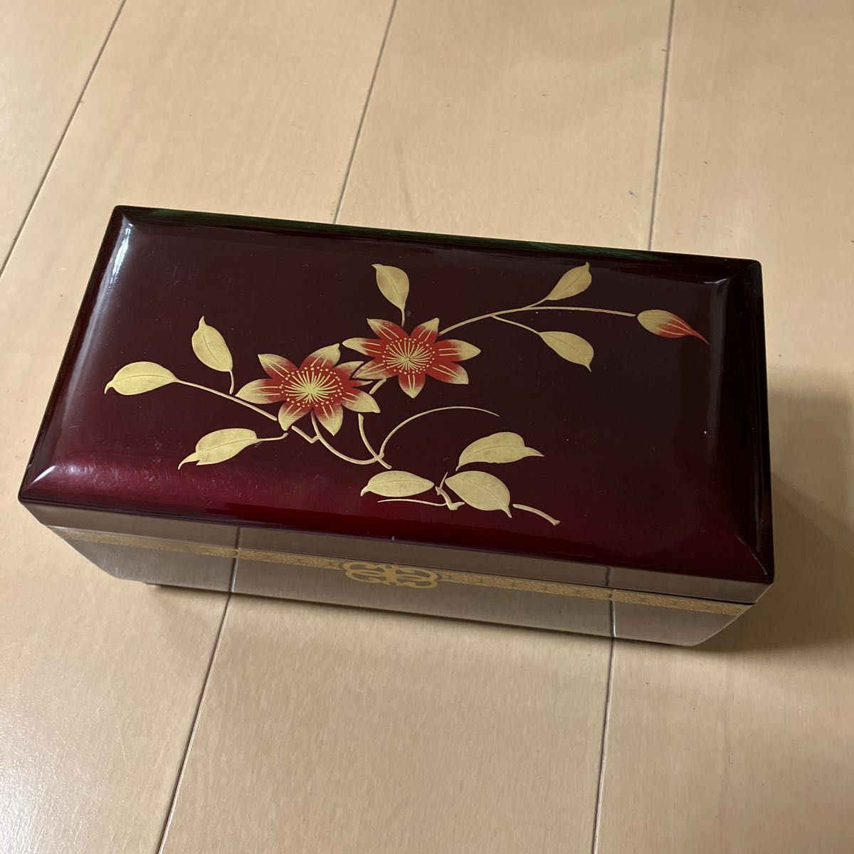 高級 木製 鏡付き オルゴール付 ジュエリーボックス アクセサリー