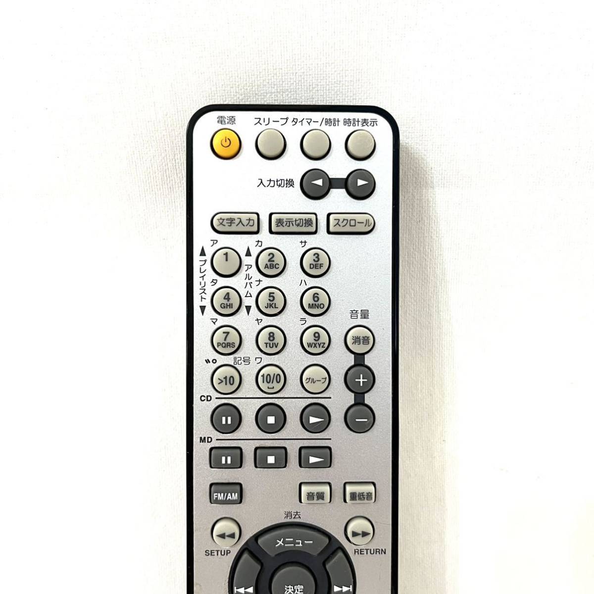 ONKYO オンキョ FR-N7NX FR-N9NX用リモコン RC-827S コンポ用｜Yahoo