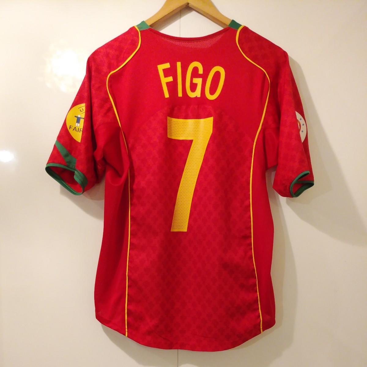 ポルトガル代表 ナンバー7 ルイスフィーゴ 2004 ホームユニフォーム