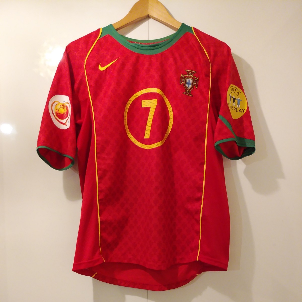 ポルトガル代表 ナンバー7 ルイスフィーゴ 2004 ホームユニフォーム