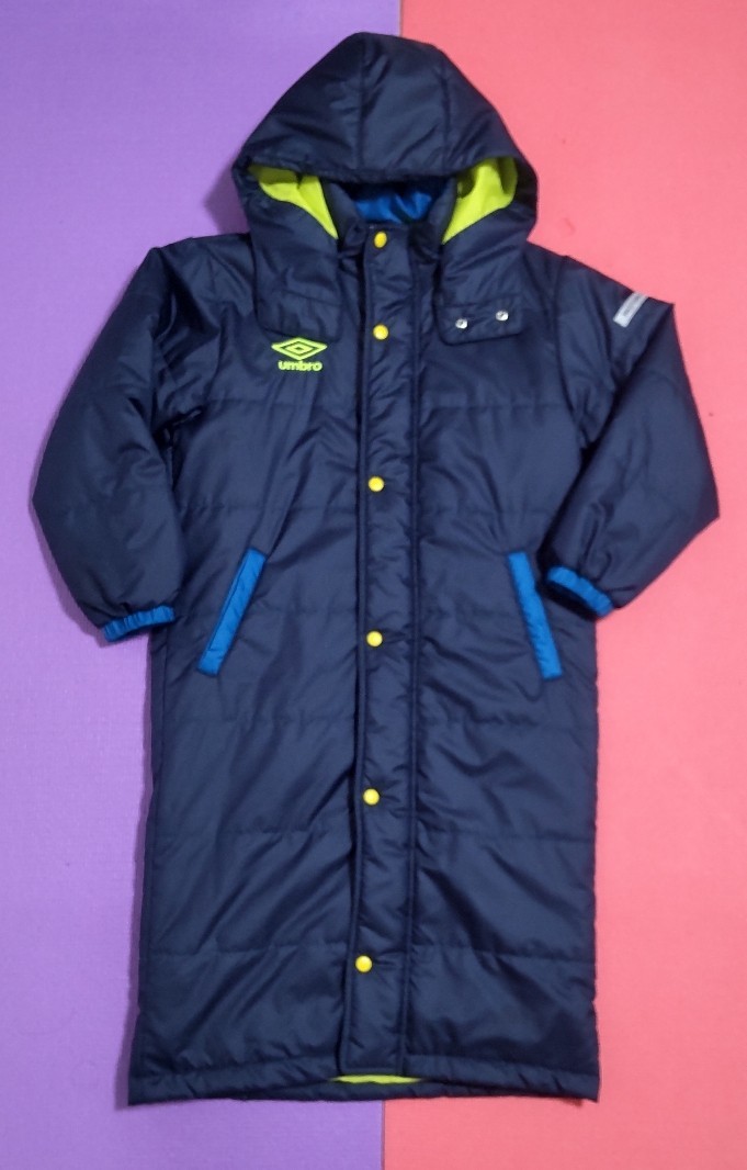 UMBRO アンブロ ベンチコート 150cm ネイビー UCA1540J｜Yahoo!フリマ