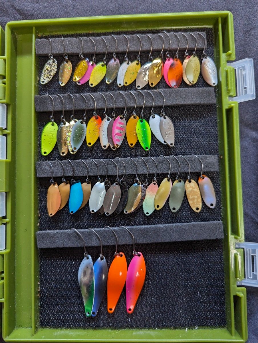 スプーンセット110個 オリカラ 限定 エリアトラウト 管釣り